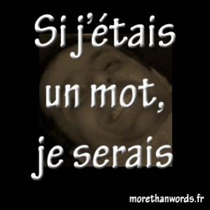 J'inaugure un questionnaire basé sur le titre de ce blog "More Than Words". Des questions où le protagoniste absolu est le mot. Nos mots. C'est aussi une façon amusante de jouer avec les mots et... les liens. Mon interview commence de la façon suivante : "Je suis un passant qui va d'un mot à l'autre..."
